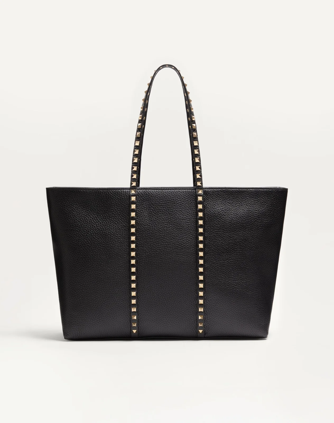 Сумка-тоут Valentino Garavani Rockstud из зернистой телячьей кожи — фото 1