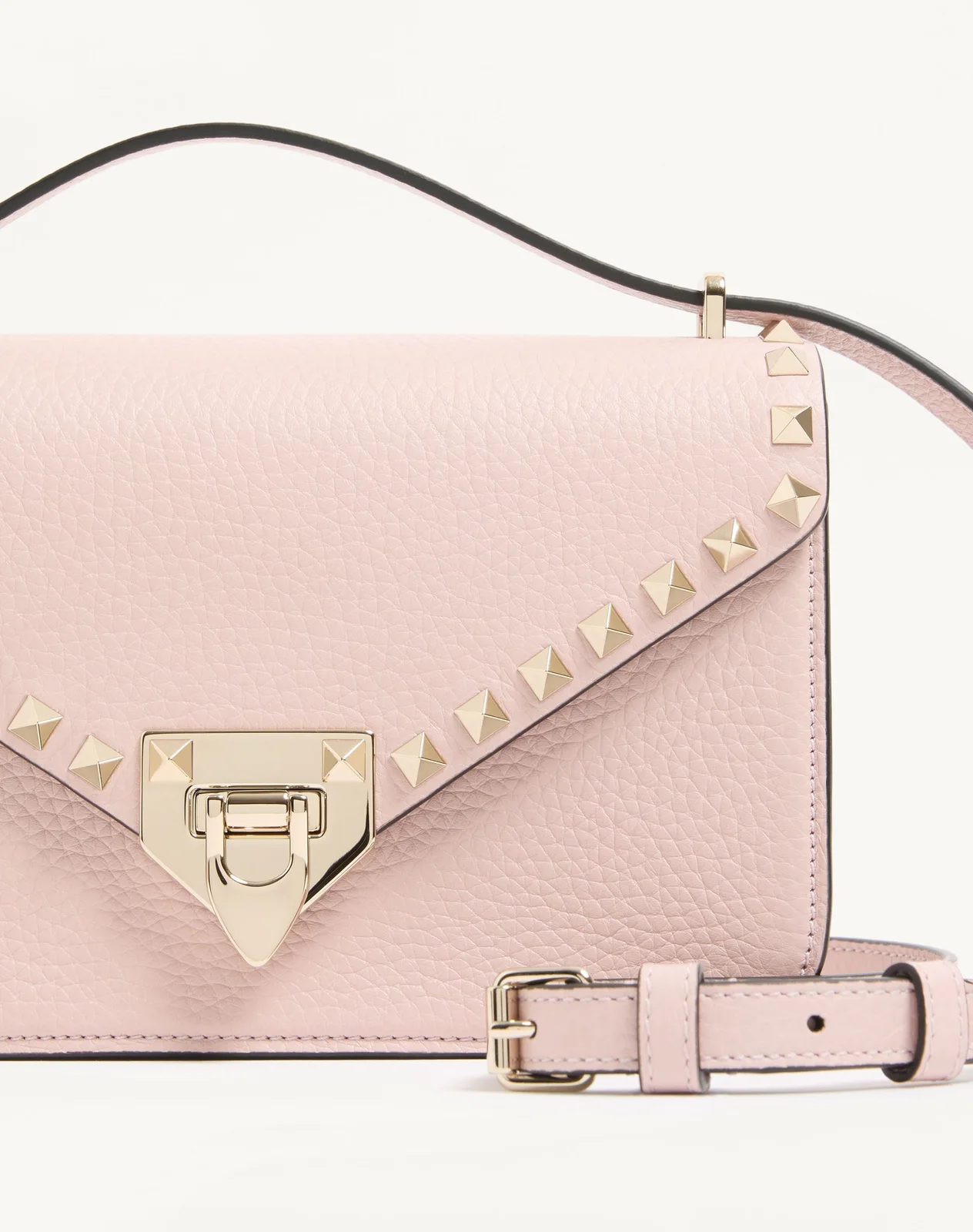 Маленькая сумка через плечо Valentino Garavani Rockstud из зернистой телячьей кожи — фото 6