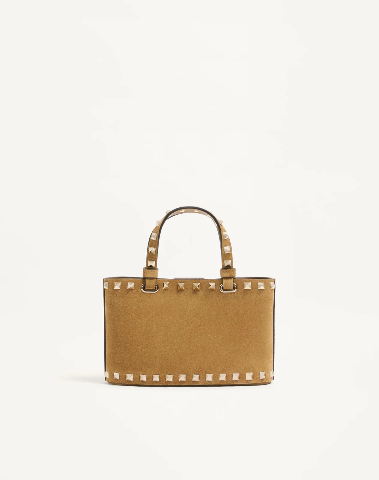 Мини-сумка-тоут Rockstud из замши — фото 5