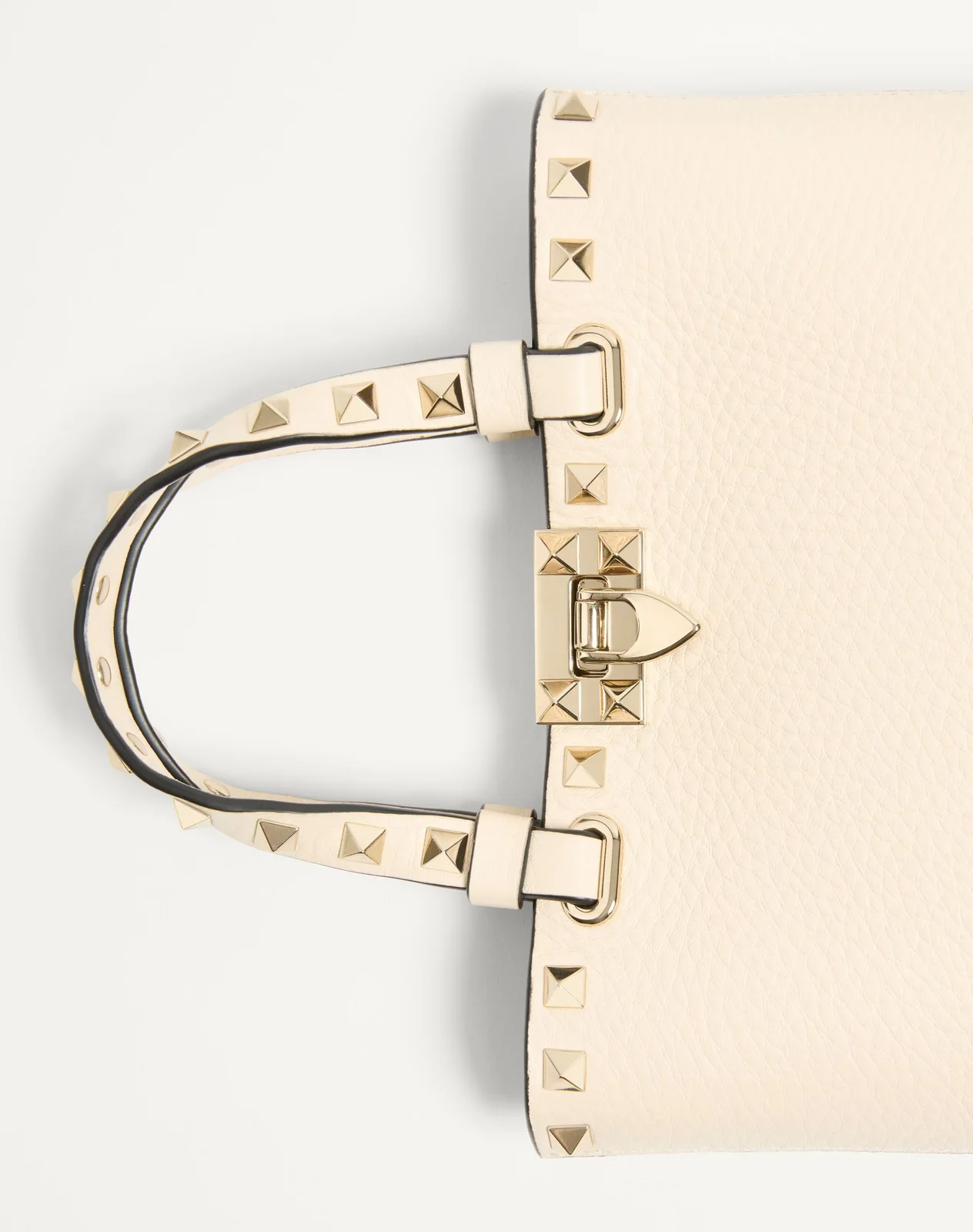 Мини-сумка-тоут Rockstud из зернистой телячьей кожи — фото 7