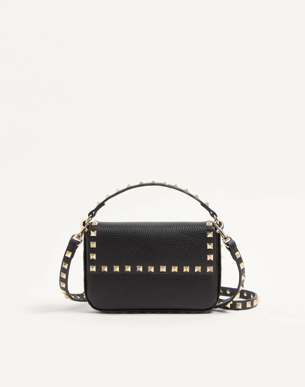 Клатч Rockstud из зернистой телячьей кожи — фото 1