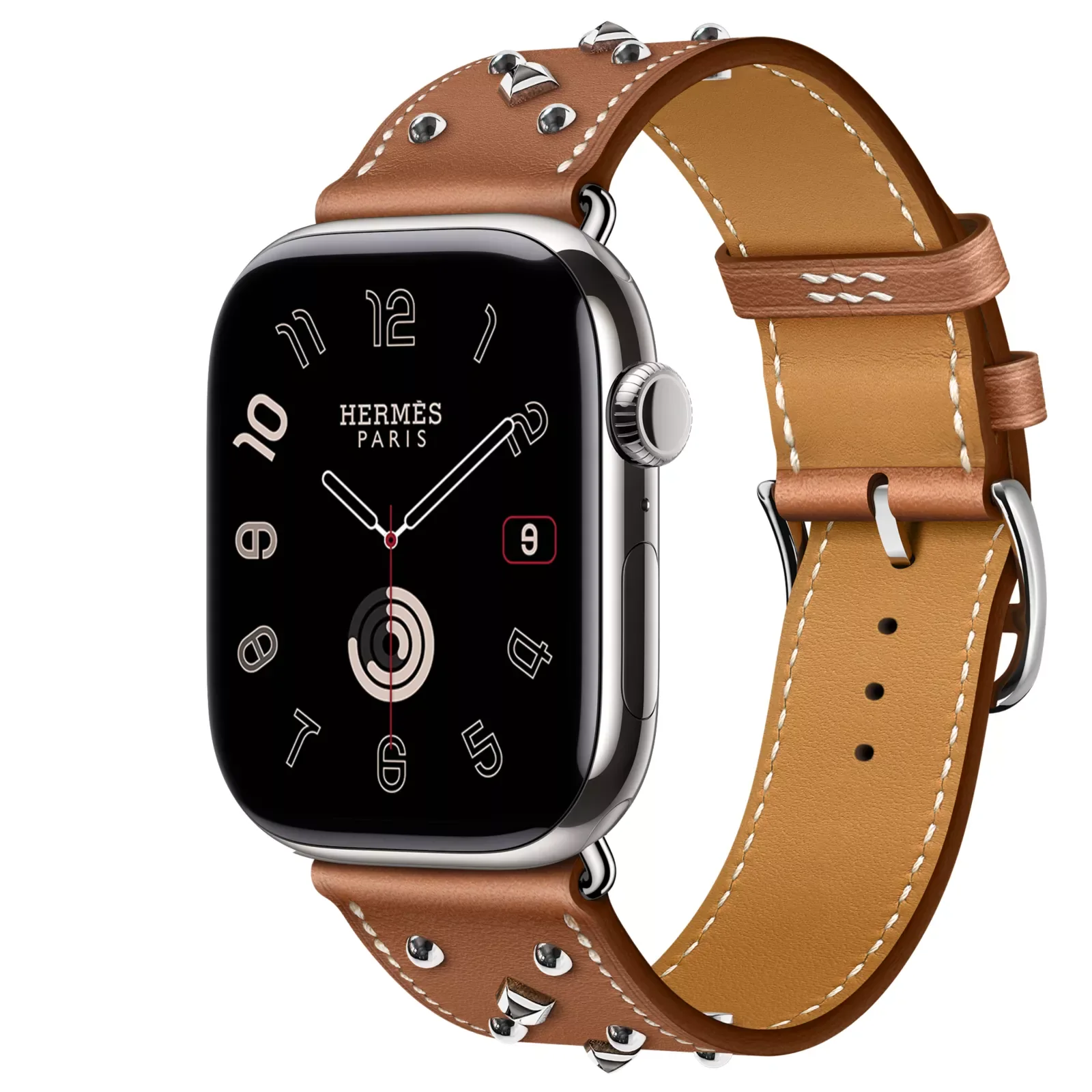 Series 11 Набрать &Apple Watch Hermès 46 Миллиметровая одинарная петля Clou Medor Rock Ремешок — фото 3