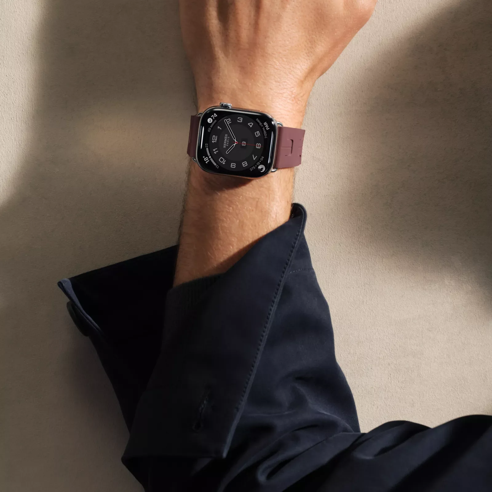 Series 11 Набрать &Apple Watch Hermès 46 Миллиметровая одинарная петля Kilim Складной ремешок на застежке — фото 2
