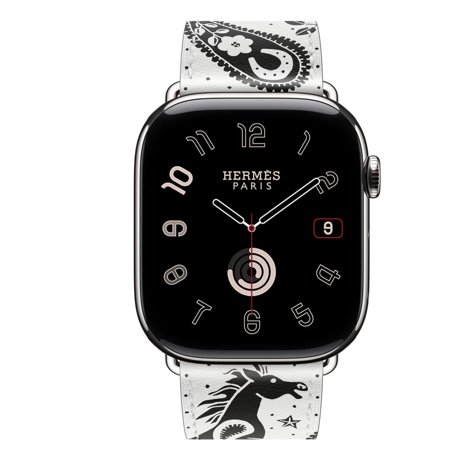 Series 11 Набрать &Apple Watch Hermès 46 Миллиметровый одиночный круг Happy ZooBandana Ремешок — фото 1