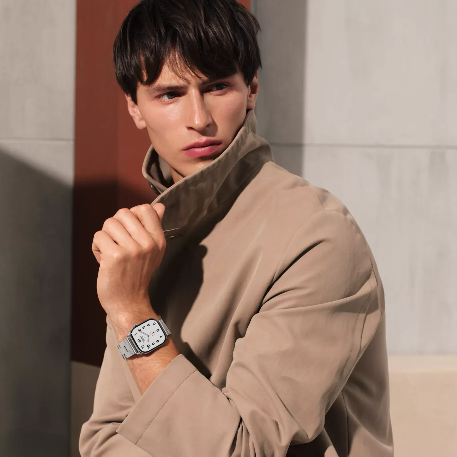 Series 11 Набрать &Apple Watch Hermès 46 Миллиметровая одинарная петля Grand H Ремешок — фото 2