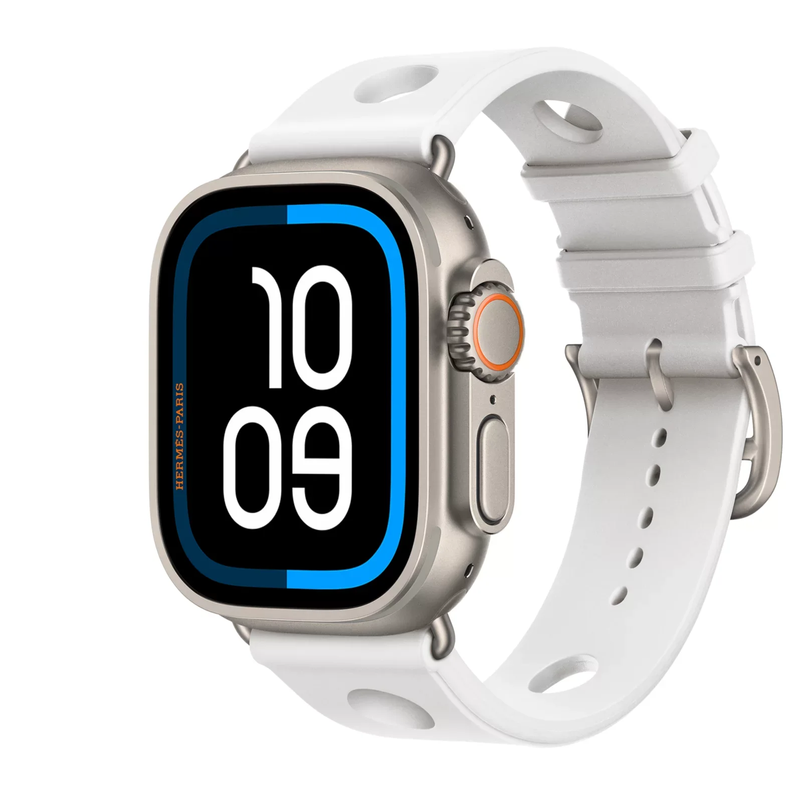 Ultra 3 Набрать &Apple Watch Hermès 49 Миллиметровая одинарная петля Scub'H Diving Ремешок — фото 3