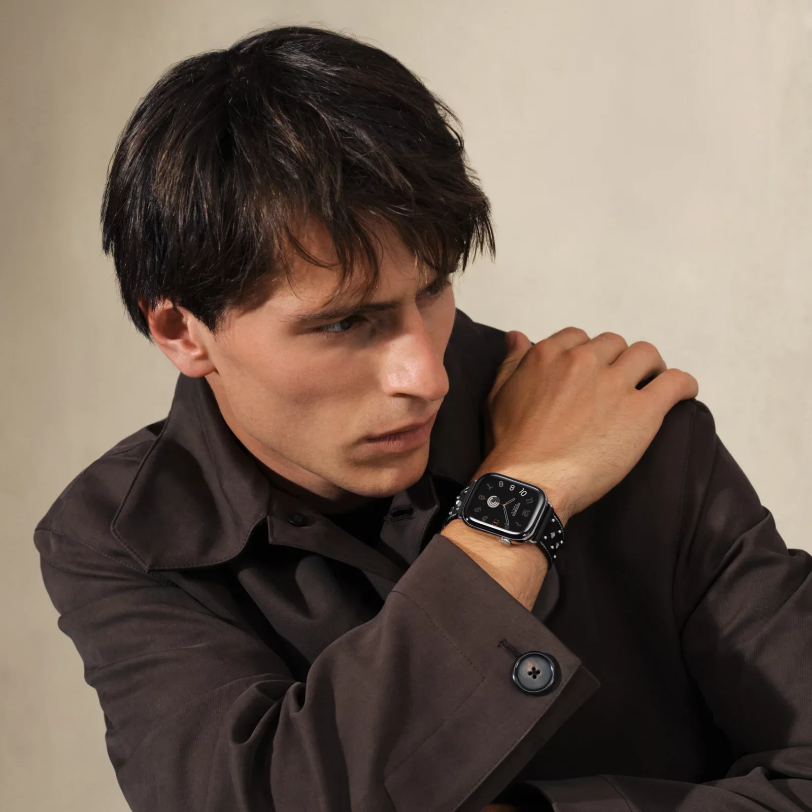 Apple Watch Hermès 46 Миллиметровая одинарная петля Clou Medor Rock Ремешок — фото 2