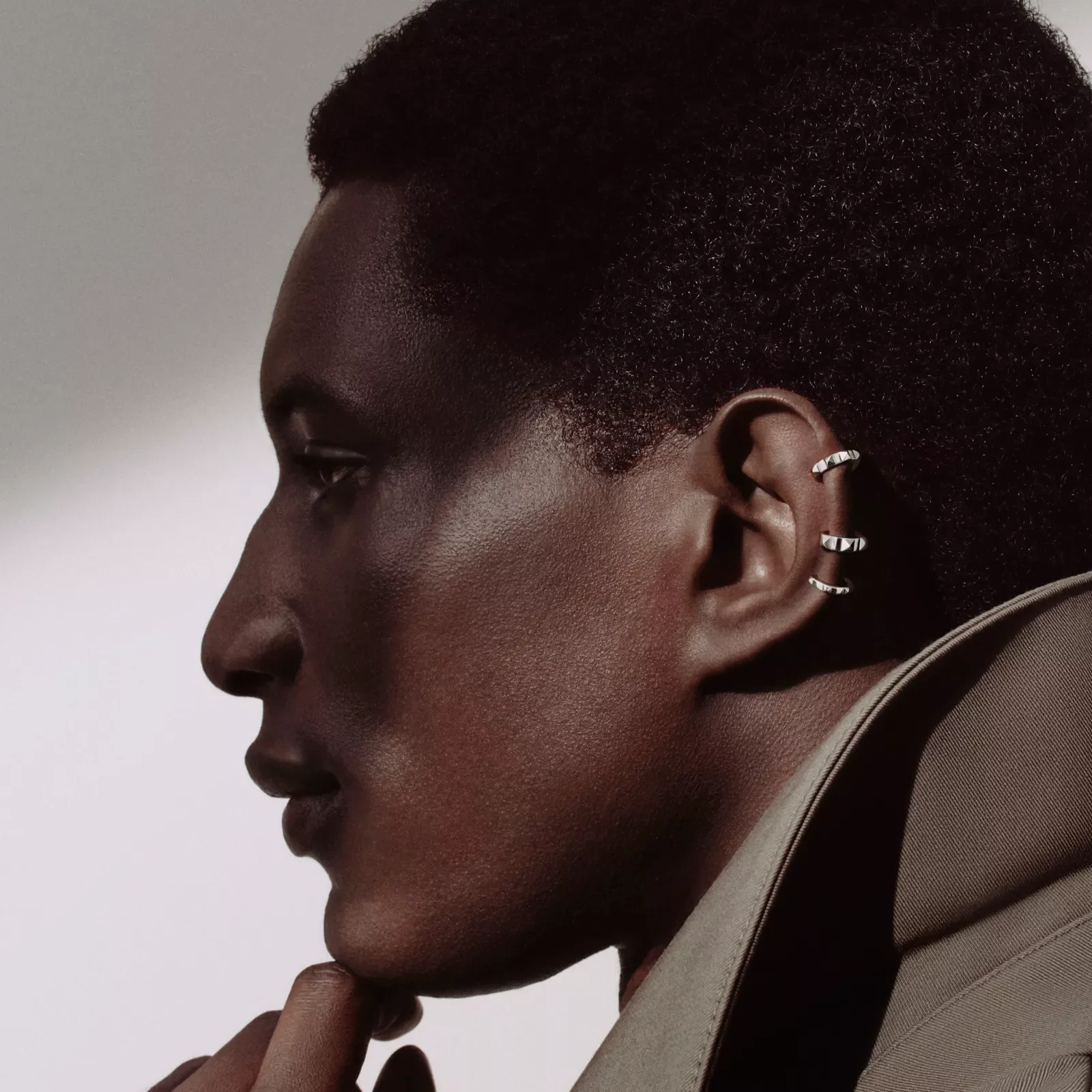 Hermès Clou d'H Зажим для левого уха — фото 3