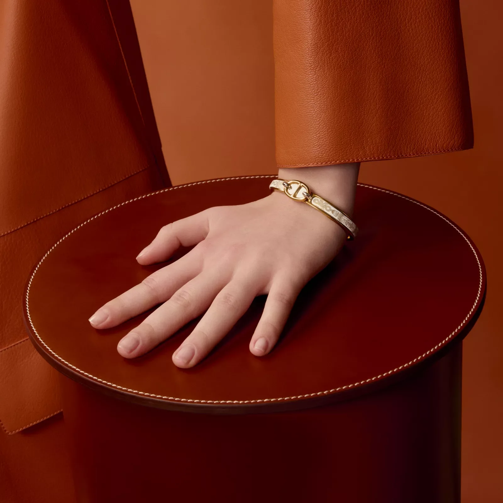 Mini Clic Chaine d'Ancre Hermès Sellier Браслет — фото 2