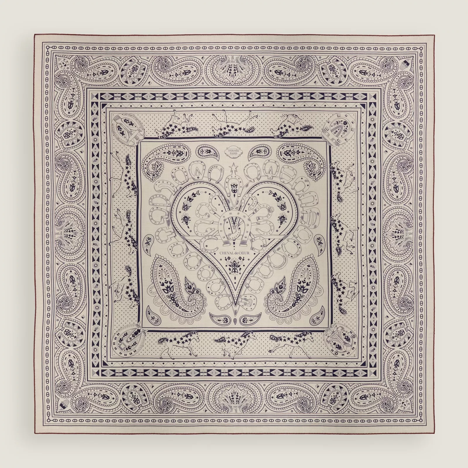 «Лошадь любви BANDANA”140 накидка — фото 1