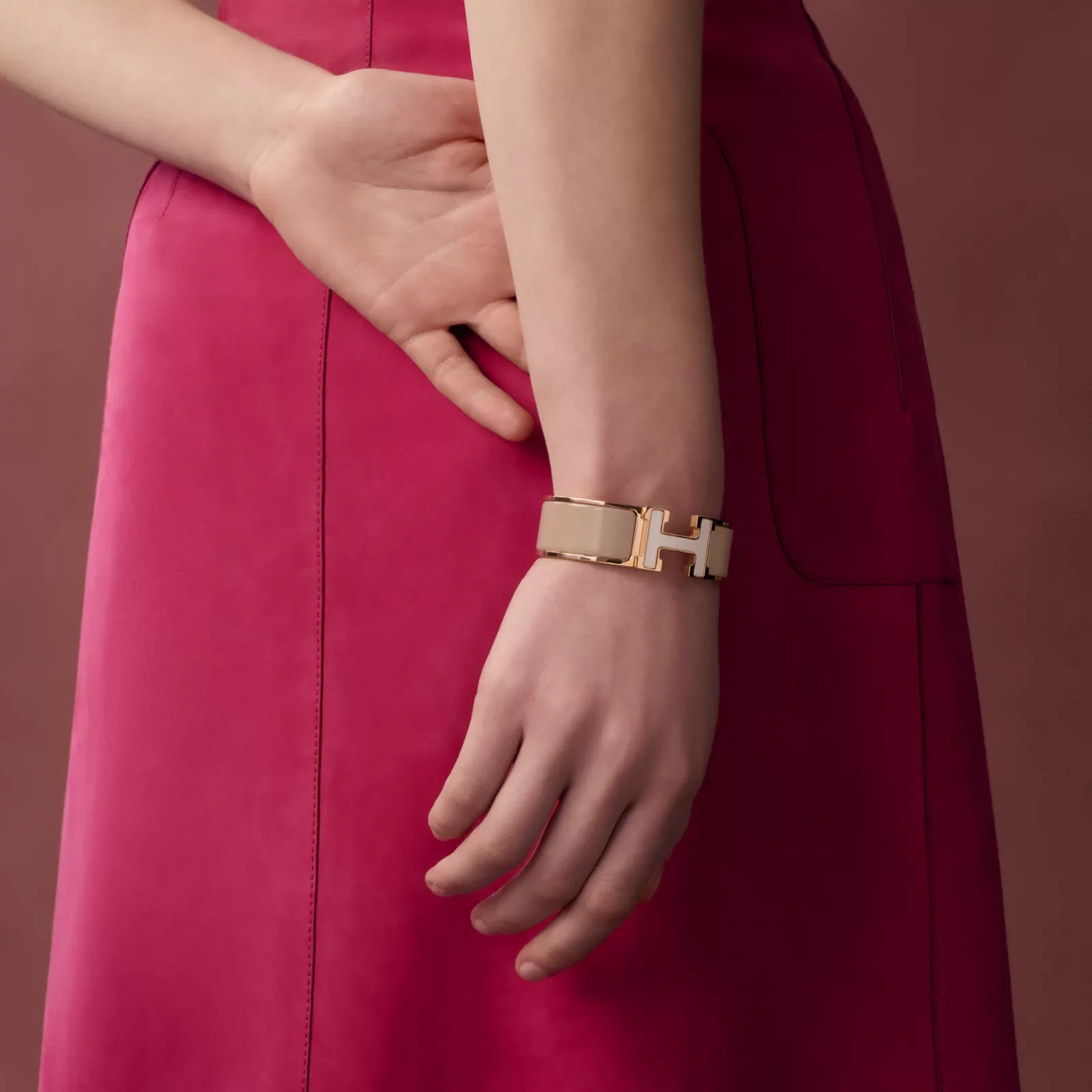 “Clic Clac H Браслет «Цветовой блок» — фото 2