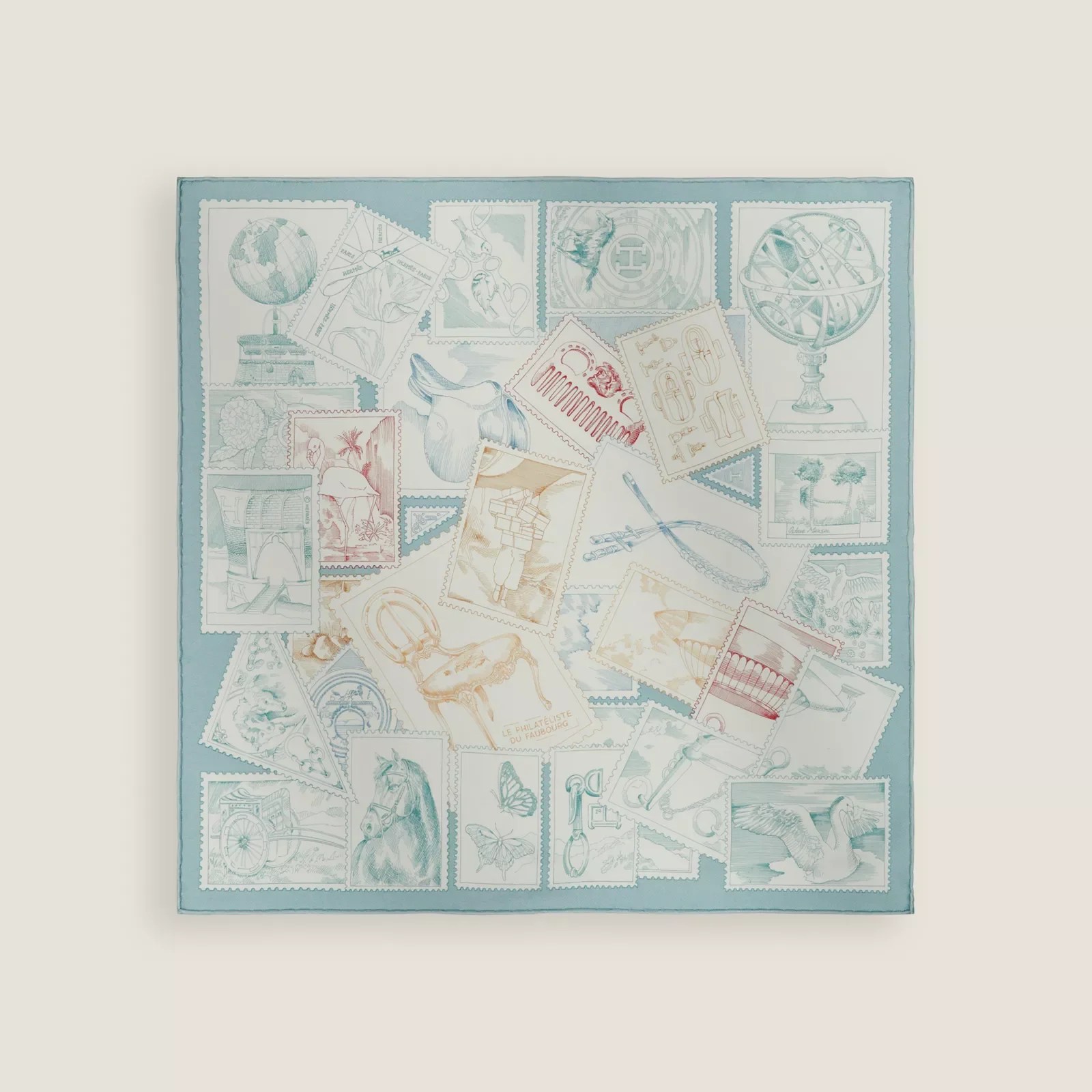 «Faubourg Stamp Collector Detail Edition»45 Шарф — фото 1