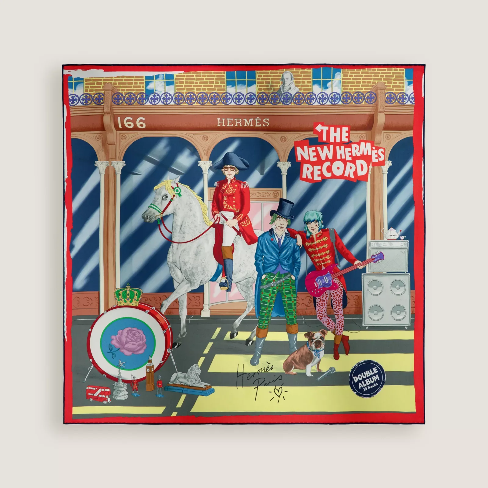 «New Hermès Records»70 Шарф — фото 1