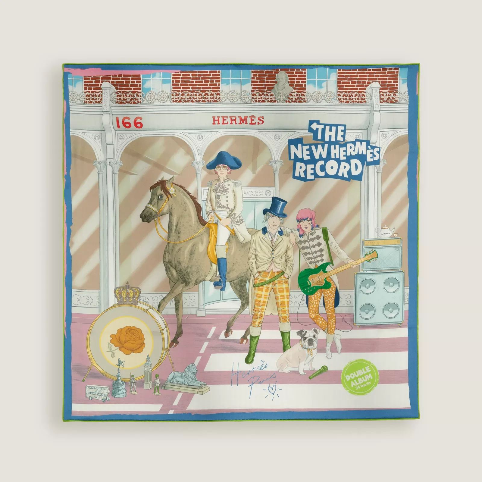 «New Hermès Records»70 Шарф — фото 1