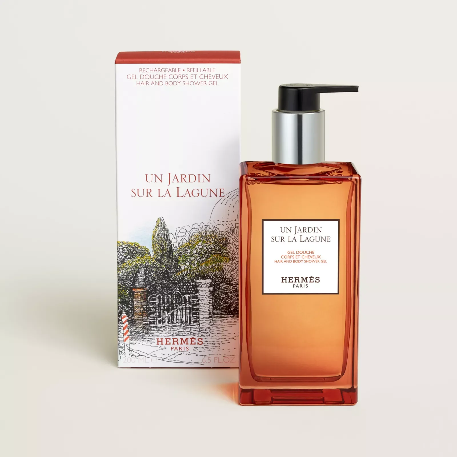 Гель для мытья волос и тела «Hermès Lagoon Garden» — фото 2