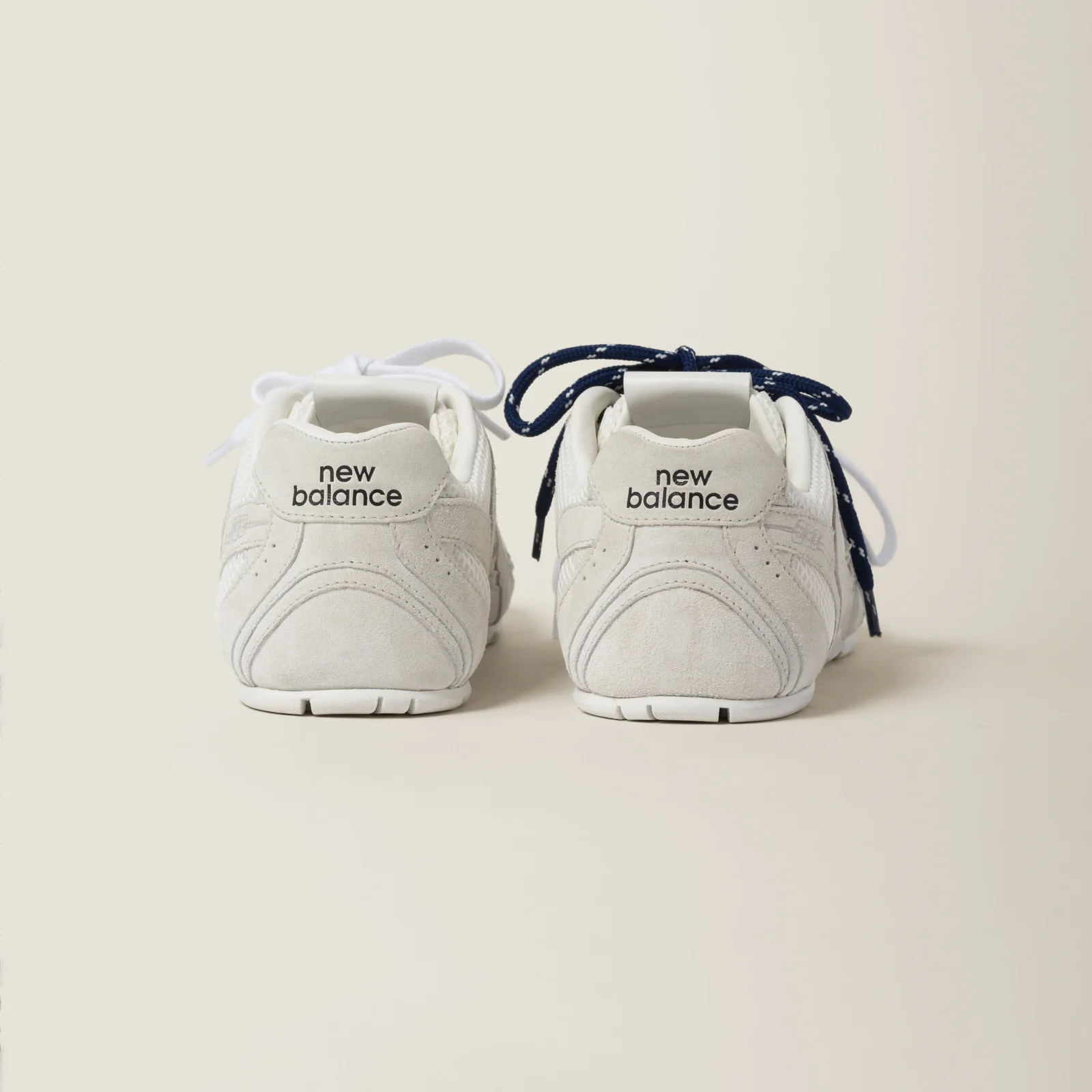 Кроссовки New Balance из замши и сетки — фото 3