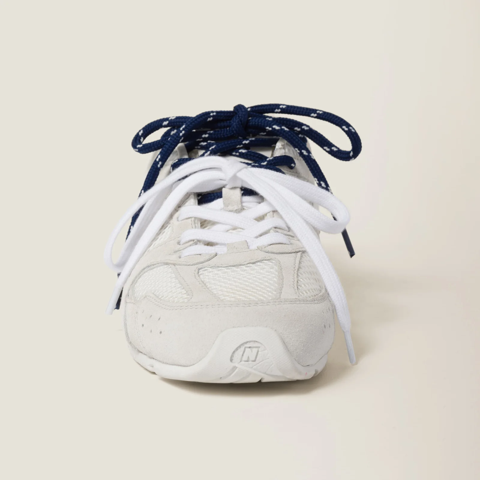 Кроссовки New Balance из замши и сетки — фото 4