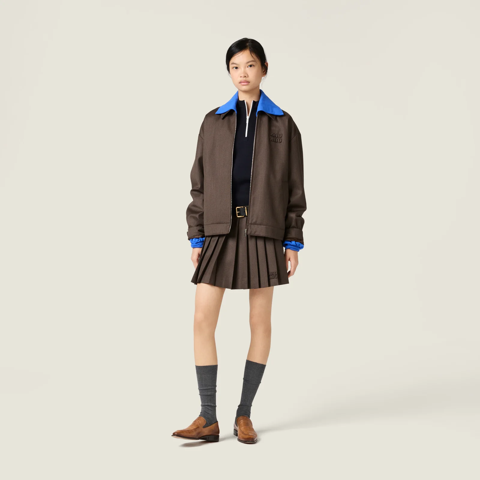 Мини-юбка из плиссированной ткани Cover — фото 2