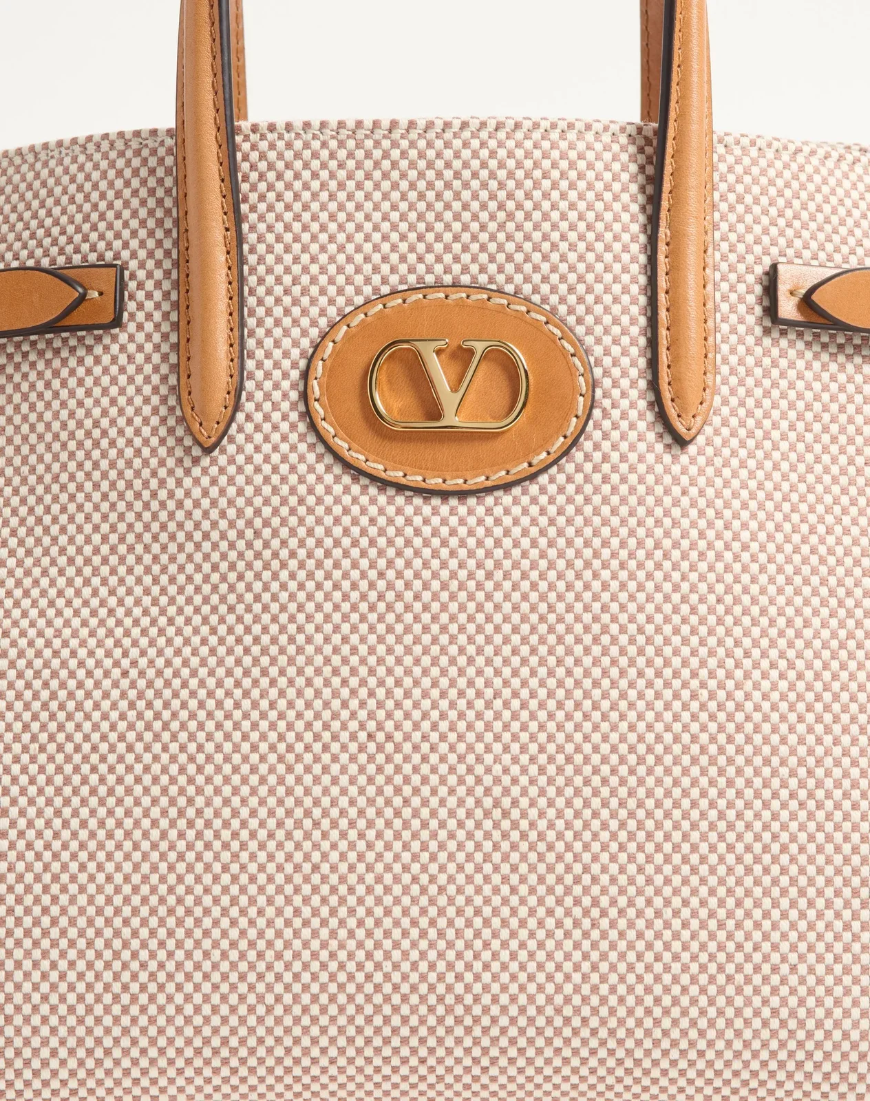 Маленькая сумка-тоут Valentino Garavani Antibes из канваса — фото 6