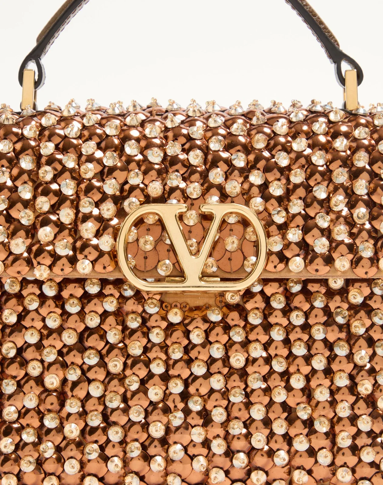 Мини-сумка с ручкой Valentino Garavani VSLING с вышивкой — фото 8