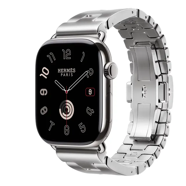 Series 11 Набрать &Apple Watch Hermès 46 Миллиметровая одинарная петля Grand H Ремешок