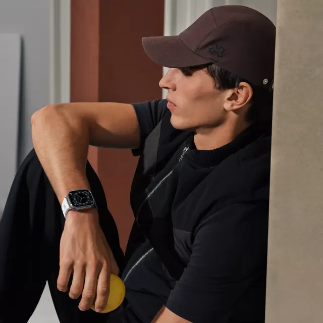 Ultra 3 Набрать &Apple Watch Hermès 49 Миллиметровая одинарная петля Scub'H Diving Ремешок