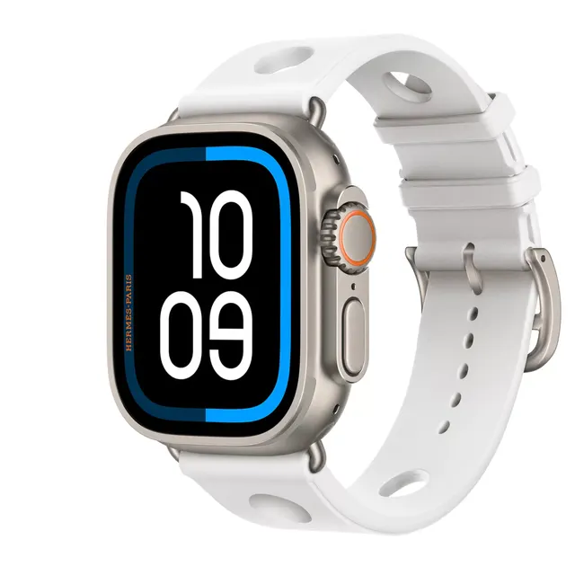 Ultra 3 Набрать &Apple Watch Hermès 49 Миллиметровая одинарная петля Scub'H Diving Ремешок