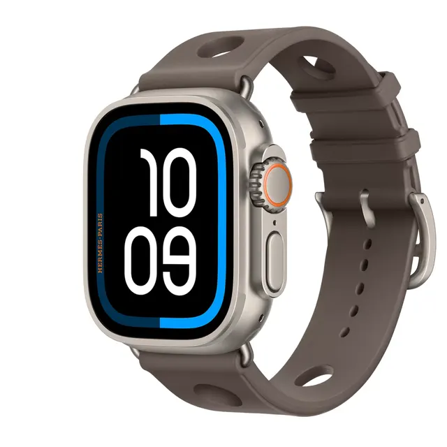Ultra 3 Набрать &Apple Watch Hermès 49 Миллиметровая одинарная петля Scub'H Diving Ремешок