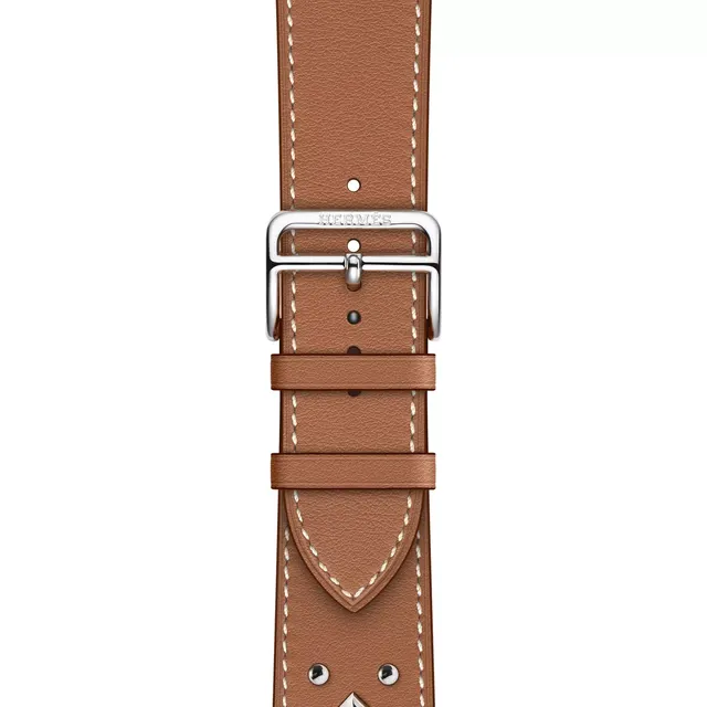 Apple Watch Hermès 46 Миллиметровая одинарная петля Clou Medor Rock Ремешок