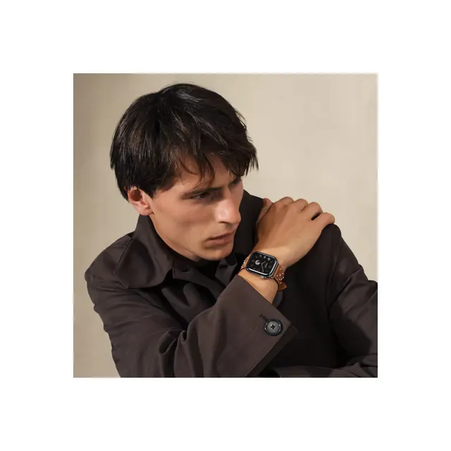 Apple Watch Hermès 46 Миллиметровая одинарная петля Clou Medor Rock Ремешок