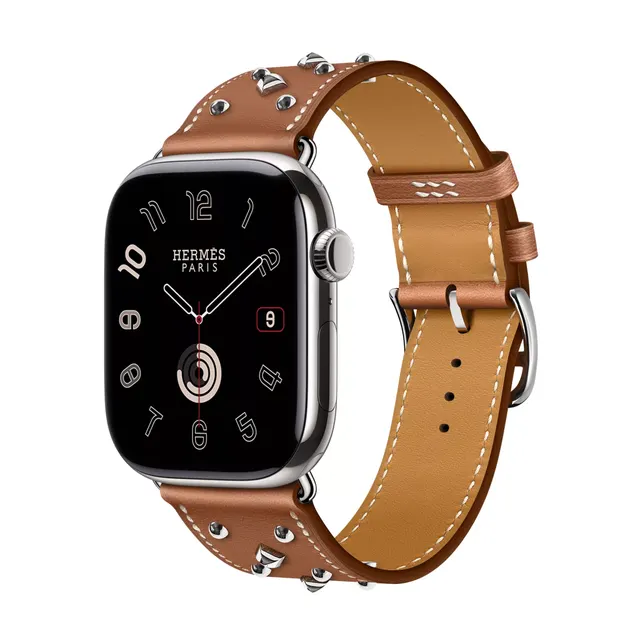 Apple Watch Hermès 46 Миллиметровая одинарная петля Clou Medor Rock Ремешок