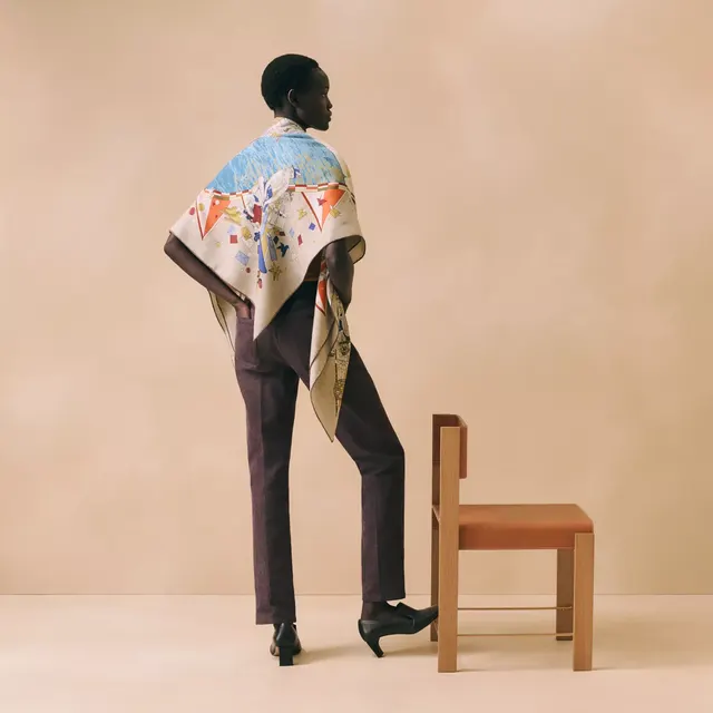 «Флагман Hermès»140 накидка