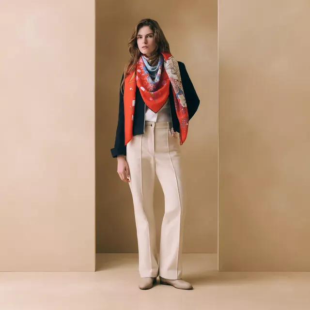 «Флагман Hermès»140 накидка