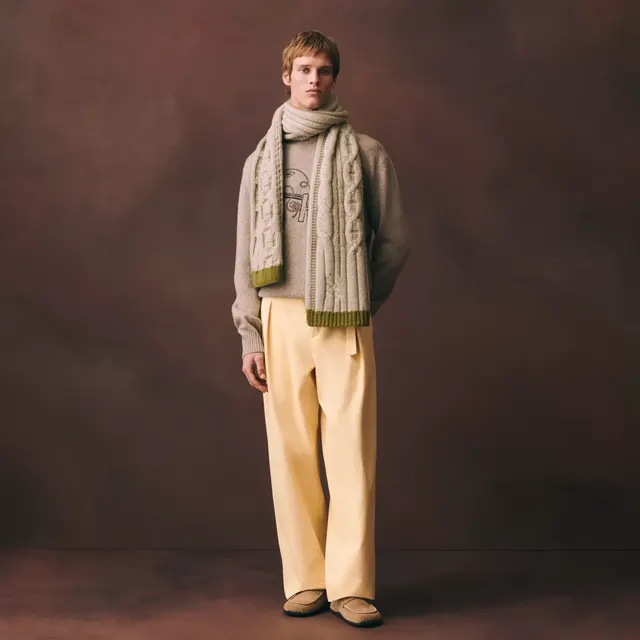 Шарф "Зимняя якорная цепь"
