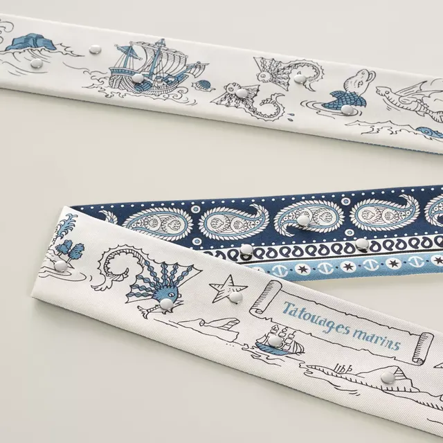 - Морские татуировки.Bandana«Заклепка саржевая лента