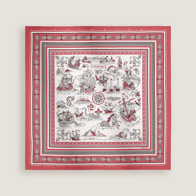 - Морские татуировки.Bandana”70 Шарф с заклепками