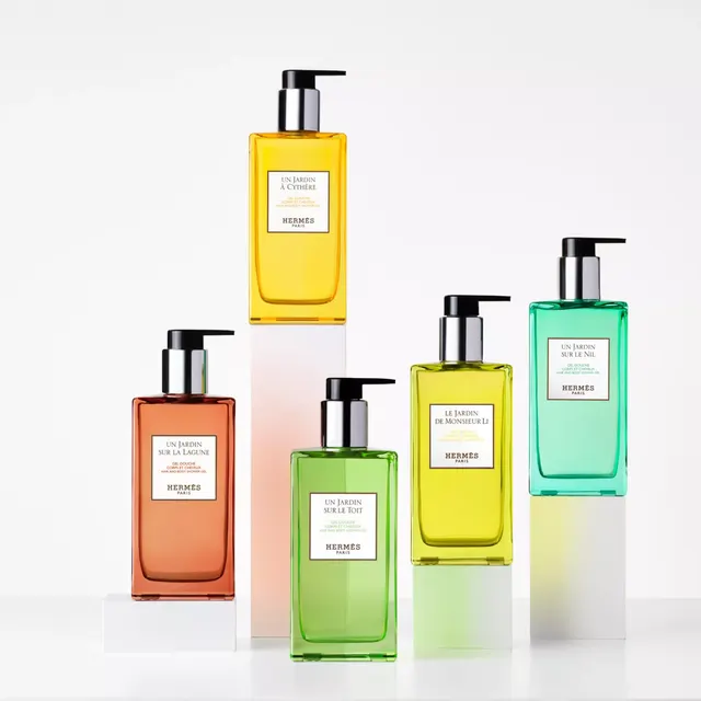Гель для мытья волос и тела «Hermès Lagoon Garden»