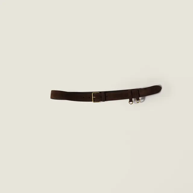 Ремень из замши