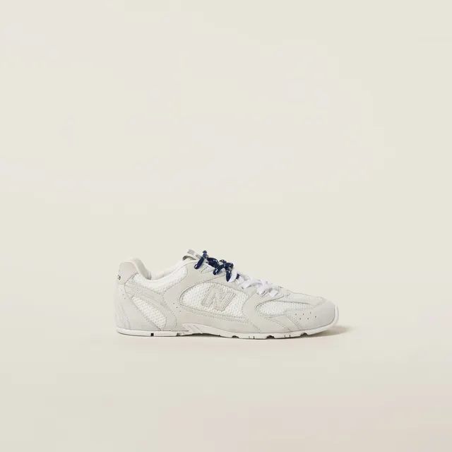 Кроссовки New Balance из замши и сетки
