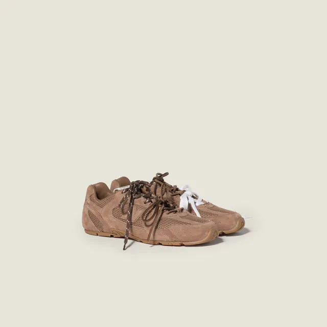 Кроссовки New Balance X Miu Miu 530 SL из замши и сетки