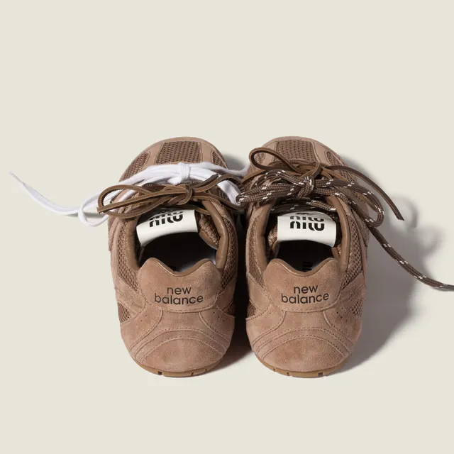 Кроссовки New Balance X Miu Miu 530 SL из замши и сетки