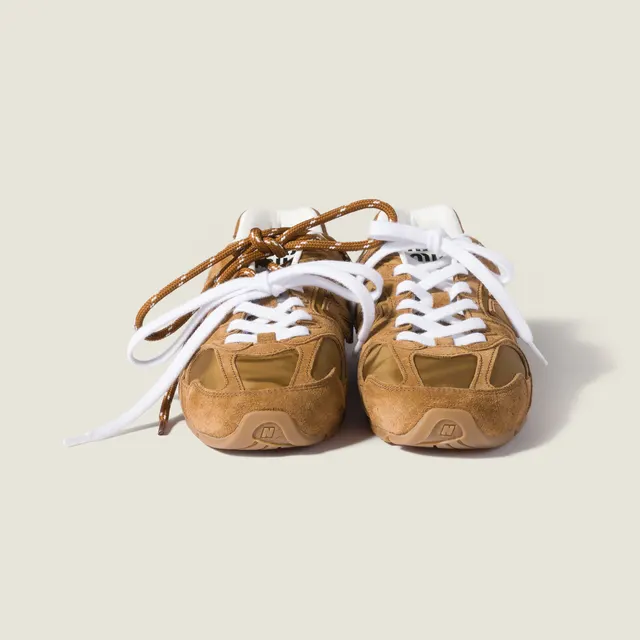 Кроссовки 530 SL New Balance x Miu Miu из технической ткани и замши