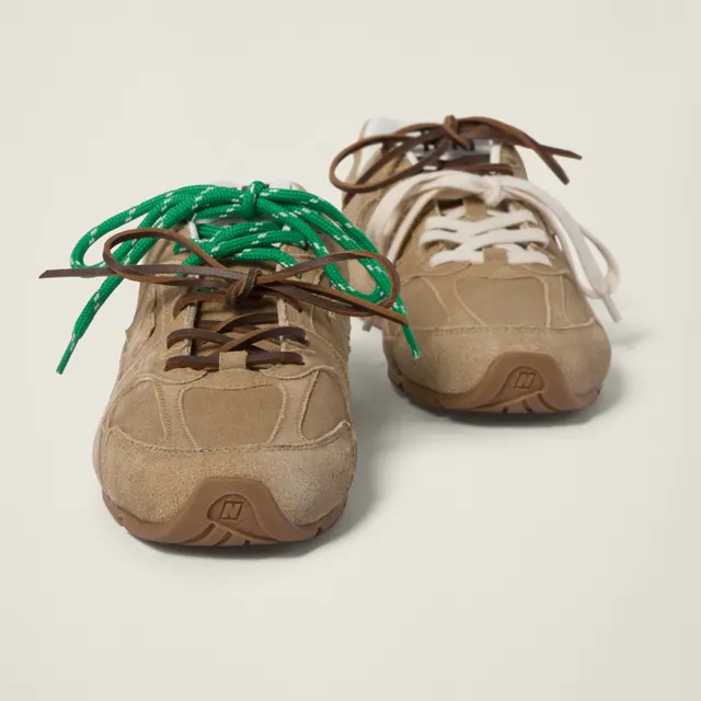 Кроссовки New Balance X Miu Miu 530 SL из замши и сетки