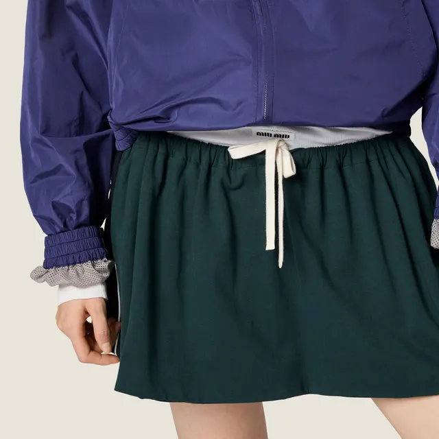 Мини-юбка из хлопкового джерси