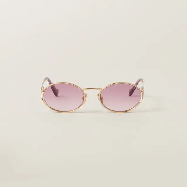Солнцезащитные очки с логотипом Miu Miu