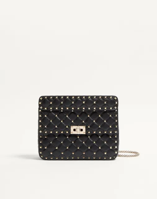 Сумка среднего размера Rockstud Spike из кожи наппа