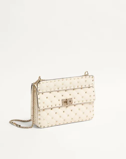 Сумка среднего размера Rockstud Spike из кожи наппа