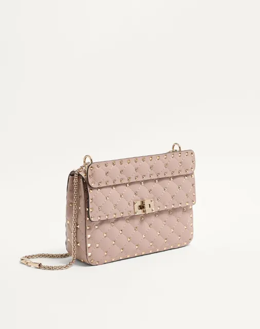 Сумка среднего размера Rockstud Spike из кожи наппа