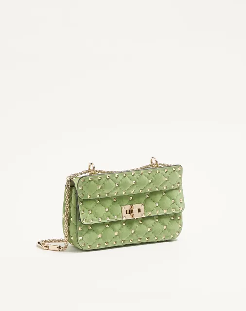 Маленькая сумка Valentino Garavani Rockstud Spike из замши