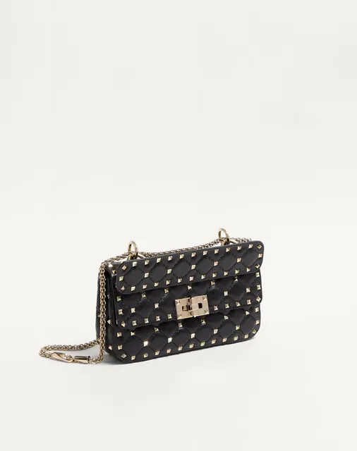 Маленькая сумка Rockstud Spike из кожи наппа